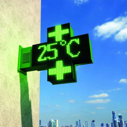 Rendu Croix Pharmacie - Jour