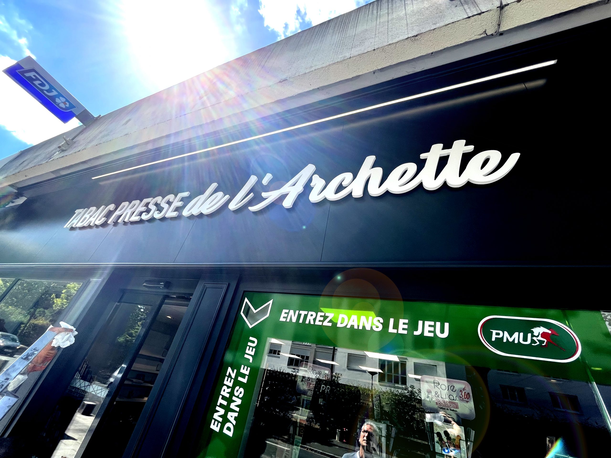 TABAC PRESSE DE L'ARCHETTE - devanture et enseignes par France Enseignes