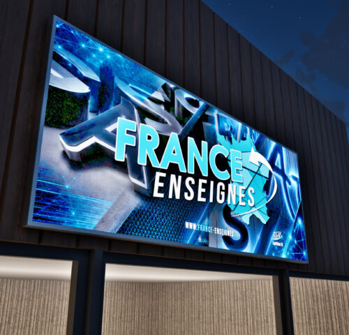 Caisson Lumineux Extra Plat Face PMMA diffsuante EP70 Nuit