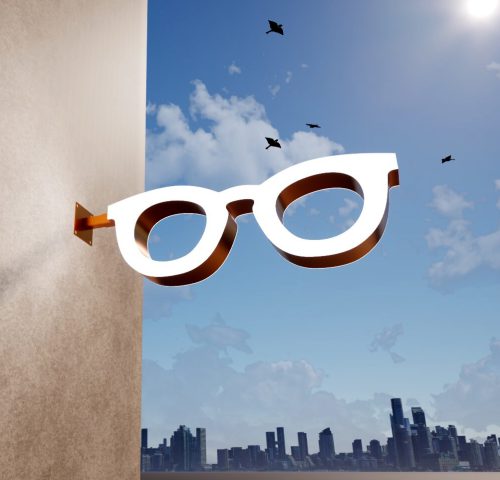 Enseigne_drapeau_lunettes_opticien_boitier_brosse